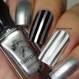 #4 Steal the Show – Silver Nail Stamping Color (5 Free Formula)