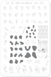 Mod Life Series – Human Form (CjS-140)  Large Steel Stamping Plate