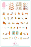 Autumn Acorns (CjS-148) Large Steel Stamping Plate