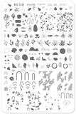 Mod Life Series - Minimalist (CjS-153) Large Steel Stamping Plate