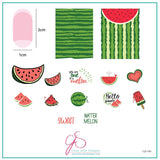 One in a Melon (CjS-182) Medium Steel Stamping Plate