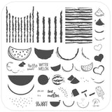One in a Melon (CjS-182) Medium Steel Stamping Plate