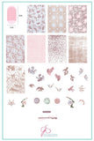 Grunge Series – Dainty (CjS-190) Large Steel Stamping Plate