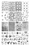 Grunge Series – Dainty (CjS-190) Large Steel Stamping Plate