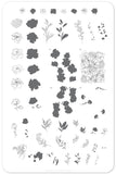 Sketched Garden (CjS-82) - Large Stamping Plate