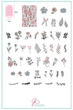 Blossoming Romance (CjS V-18) Large Steel Stamping Plate