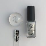 #4 Steal the Show – Silver Nail Stamping Color (5 Free Formula)