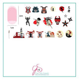 Samurai (CjSLC-72) Medium 8x8 Steel Stamping Plate