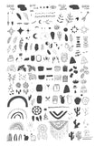 BOHO Vibes (CjSLC-78) Large Steel Stamping Plate