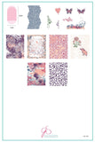 Grunge Series – Chic (CjS-201) Large Steel Stamping Plate