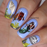 Suzie's Mermaid & Things (CjS LC-48 ) Large Steel Stamping Plate