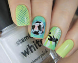 Grunge Series - Sports (CjS-203) Large Steel Stamping Nail Art Plate